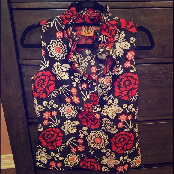 Tory Burch Tops - Authentic Tory Burch Sleeveless Blouse